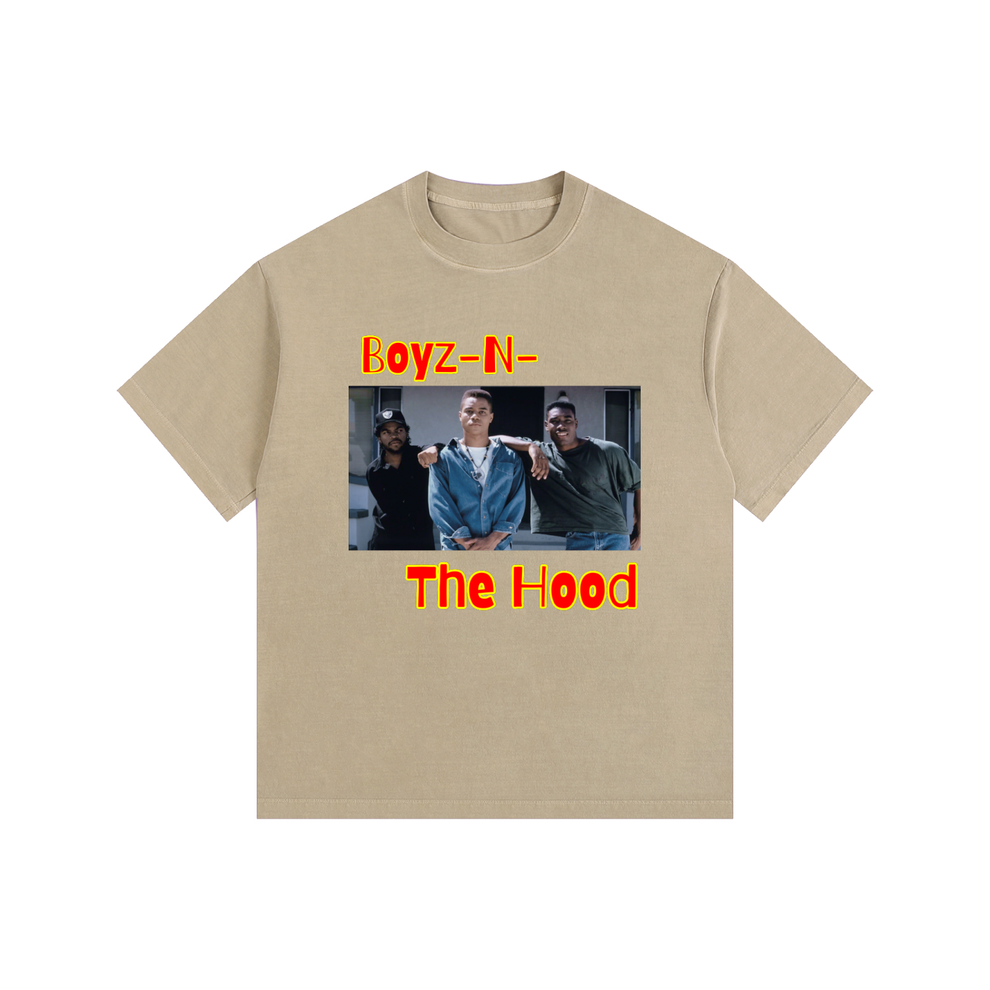 90s,Gooding,Cube,Chestnut,Boyz,Hood,T-Shirt,Oversized,Relaxed,Movies