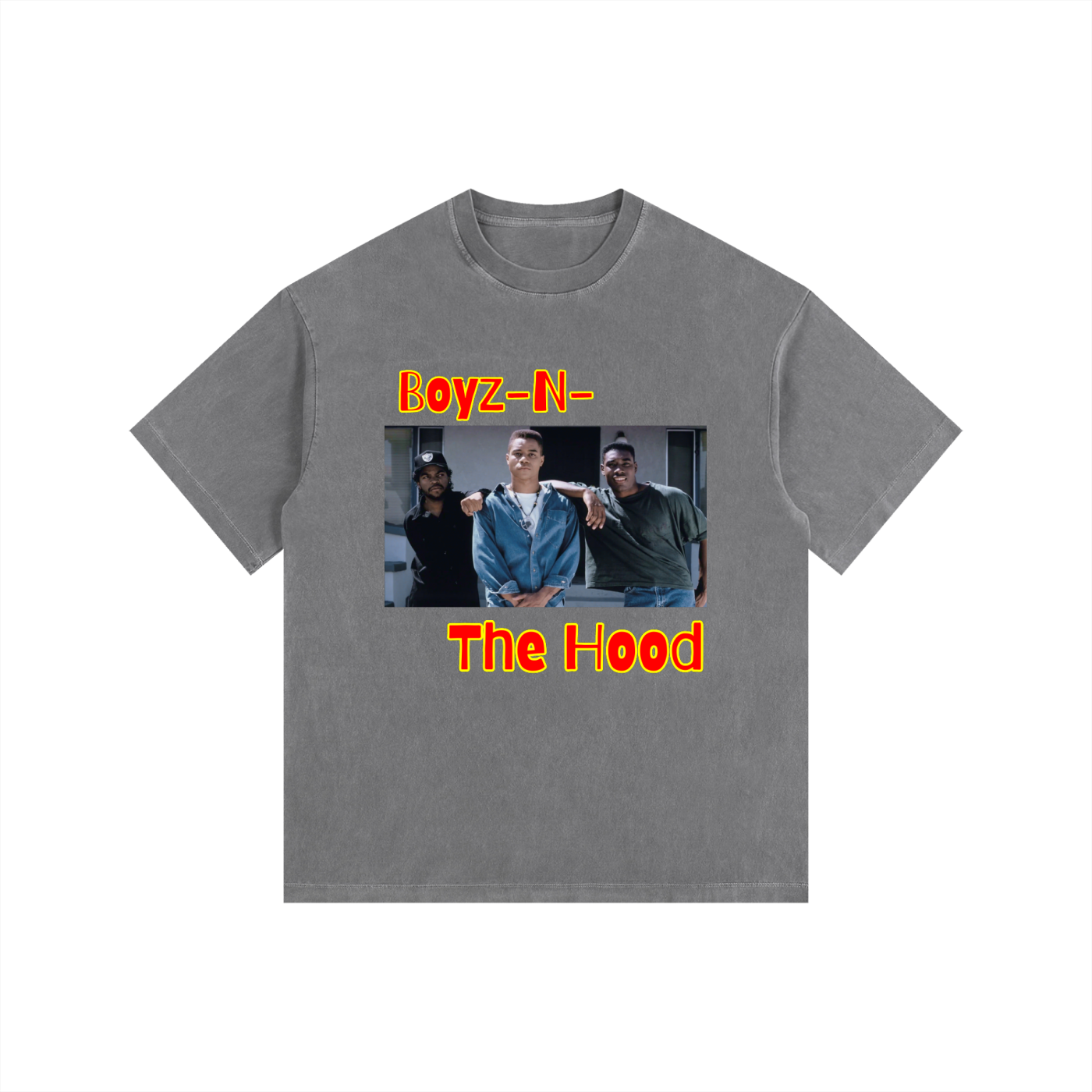 90s,Gooding,Cube,Chestnut,Boyz,Hood,T-Shirt,Oversized,Relaxed,Movies
