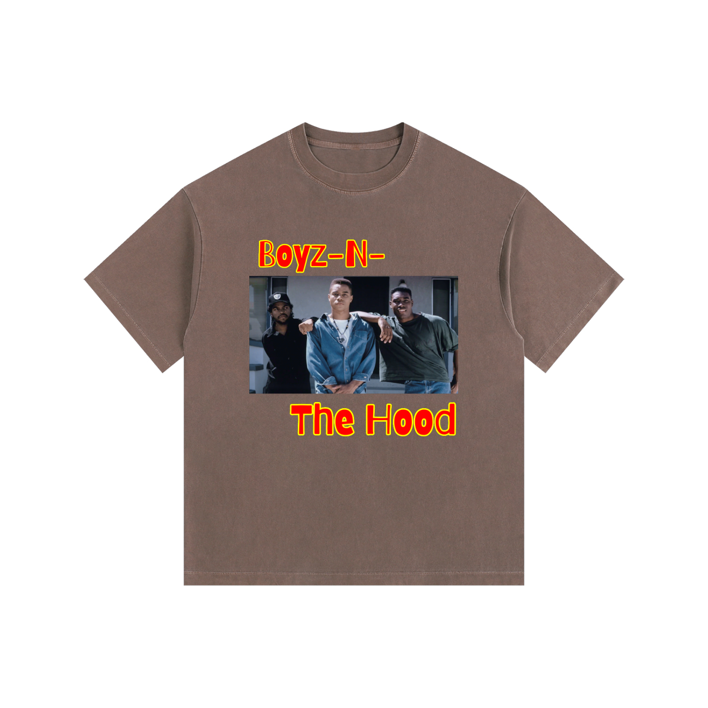 90s,Gooding,Cube,Chestnut,Boyz,Hood,T-Shirt,Oversized,Relaxed,Movies