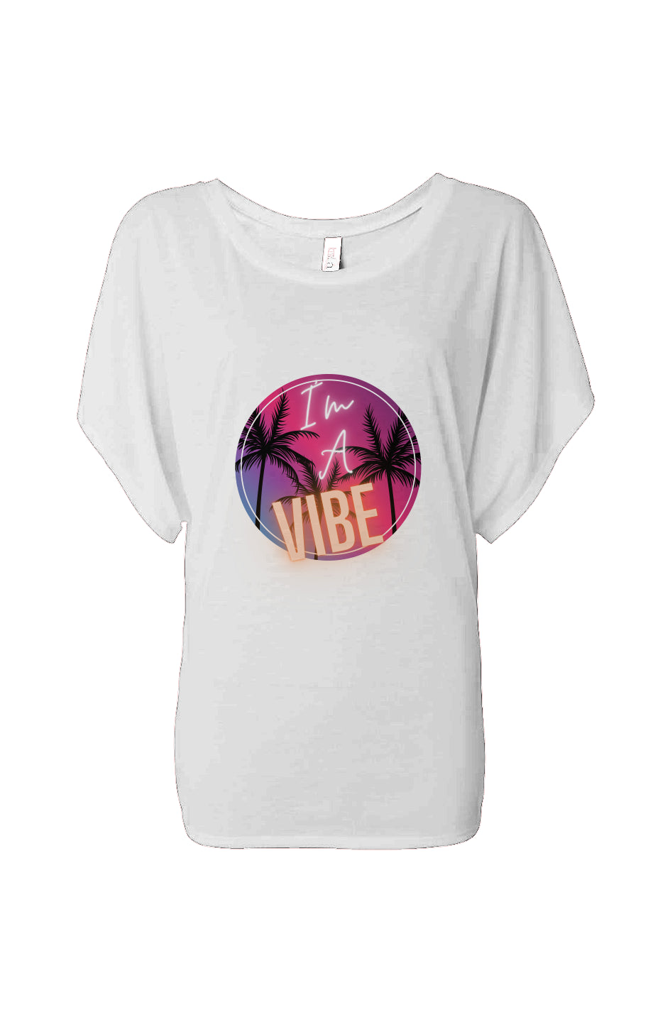 I'm A Vibe Draped Tee