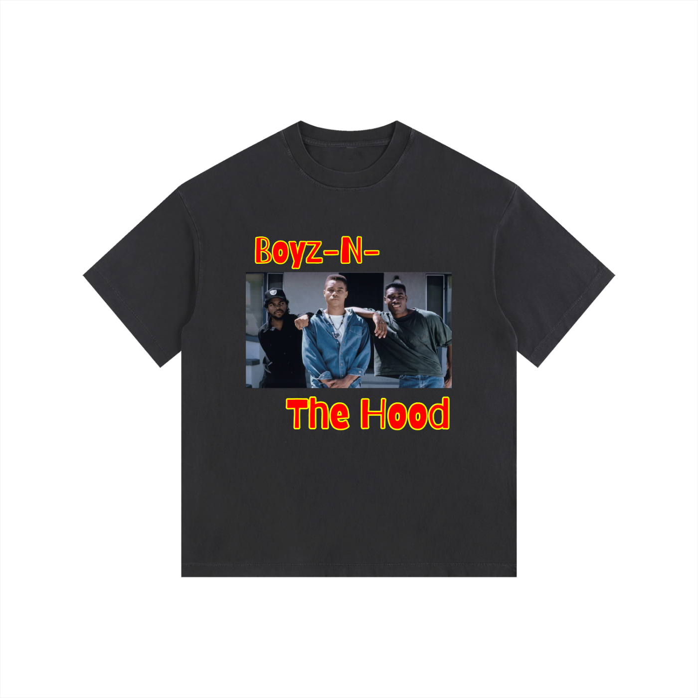 90s,Gooding,Cube,Chestnut,Boyz,Hood,T-Shirt,Oversized,Relaxed,Movies